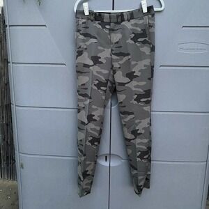 Banana Republic Ryan in Olive Green Camo Print Crop Trouser Pants SZ 2 NWT